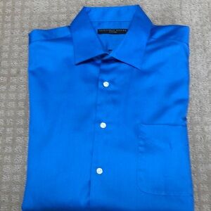 Geoffrey Beene Men's Blue Shirt NWOT 32/33